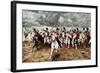 Scotland for Ever, the Charge of the Scots Greys at Waterloo, 18 June 1815-Elizabeth Butler-Framed Giclee Print