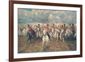 Scotland for Ever!-Lady Butler-Framed Premium Giclee Print