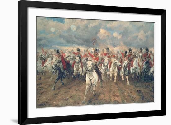 Scotland for Ever!-Lady Butler-Framed Premium Giclee Print