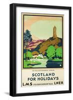 Scotland for Holidays, Poster Advertising British Railways-null-Framed Giclee Print
