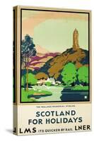 Scotland for Holidays, Poster Advertising British Railways-null-Stretched Canvas