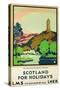 Scotland for Holidays, Poster Advertising British Railways-null-Stretched Canvas