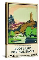 Scotland for Holidays, Poster Advertising British Railways-null-Stretched Canvas