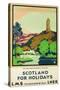 Scotland for Holidays, Poster Advertising British Railways-null-Stretched Canvas