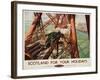 'Scotland for Your Holidays', a British Railways Advertising Poster, C. 1952 (Colour Lithograph)-Terence Cuneo-Framed Giclee Print