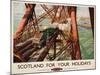 'Scotland for Your Holidays', a British Railways Advertising Poster, C. 1952 (Colour Lithograph)-Terence Cuneo-Mounted Giclee Print