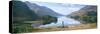 Scotland, Highlands, Loch Shiel Glenfinnan Monument, Reflection of Cloud in the Lake-null-Stretched Canvas