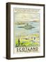 Scotland, Kishmul Castle Isle of Barra, Poster Advertising British Railways, 1952-null-Framed Giclee Print