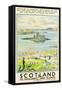 Scotland, Kishmul Castle Isle of Barra, Poster Advertising British Railways, 1952-null-Framed Stretched Canvas