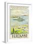 Scotland, Kishmul Castle Isle of Barra, Poster Advertising British Railways, 1952-null-Framed Premium Giclee Print