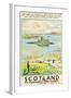 Scotland, Kishmul Castle Isle of Barra, Poster Advertising British Railways, 1952-null-Framed Premium Giclee Print