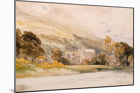 Scotland: ‘Melrose Abbey’, 1842-William Callow-Mounted Giclee Print