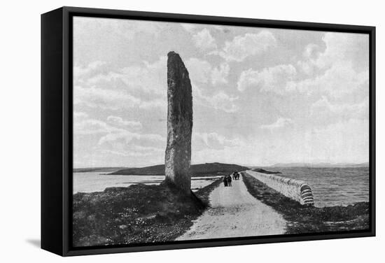 Scotland, Orkney, Stone-null-Framed Stretched Canvas