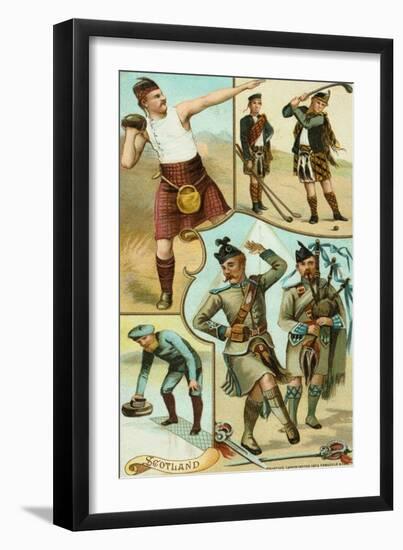 Scotland, Printed by Kaufman and Strauss, 1893-null-Framed Giclee Print