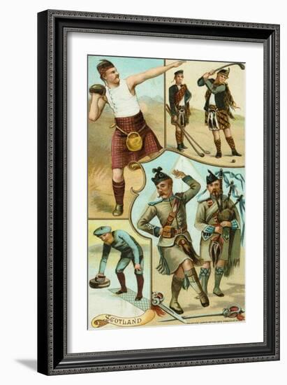 Scotland, Printed by Kaufman and Strauss, 1893-null-Framed Giclee Print