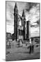 Scotland, St. Andrews, Old Cathedral, Ruin, B / W-Thomas Ebelt-Mounted Photographic Print