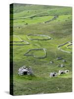 Scotland, St Kilda Archipelago, Hirta Island, Abandoned Settlement-Martin Zwick-Stretched Canvas