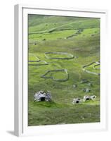 Scotland, St Kilda Archipelago, Hirta Island, Abandoned Settlement-Martin Zwick-Framed Premium Photographic Print