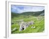 Scotland, St Kilda Archipelago, Hirta Island, Abandoned Settlement-Martin Zwick-Framed Photographic Print