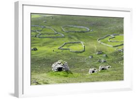 Scotland, St Kilda Archipelago, Hirta Island, Abandoned Settlement-Martin Zwick-Framed Photographic Print