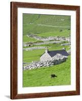 Scotland, St Kilda Islands, Hirta Island, Abandoned Settlement-Martin Zwick-Framed Photographic Print