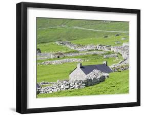 Scotland, St Kilda Islands, Hirta Island, Abandoned Settlement-Martin Zwick-Framed Premium Photographic Print