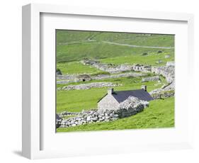 Scotland, St Kilda Islands, Hirta Island, Abandoned Settlement-Martin Zwick-Framed Photographic Print