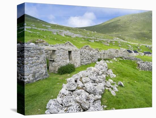 Scotland, St Kilda Islands, Hirta Island, Abandoned Settlement-Martin Zwick-Stretched Canvas