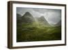 Scotland The Road To Glencoe By The Three Sisters-Philippe Manguin-Framed Photographic Print