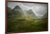 Scotland The Road To Glencoe By The Three Sisters-Philippe Manguin-Framed Photographic Print