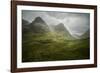 Scotland The Road To Glencoe By The Three Sisters-Philippe Manguin-Framed Photographic Print