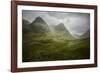 Scotland The Road To Glencoe By The Three Sisters-Philippe Manguin-Framed Photographic Print