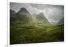 Scotland The Road To Glencoe By The Three Sisters-Philippe Manguin-Framed Photographic Print