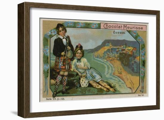 Scotland, Trade Card for Chocolat Meurisse-null-Framed Giclee Print