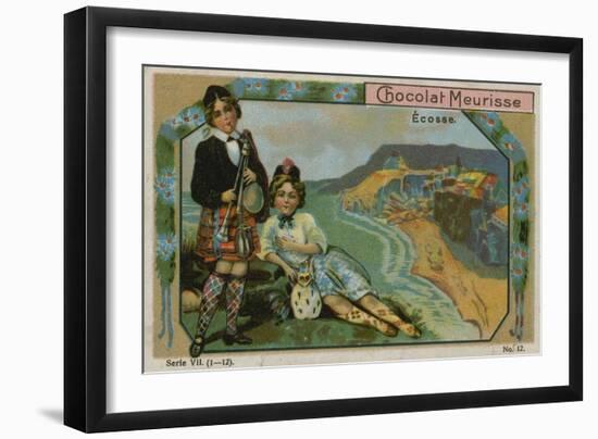 Scotland, Trade Card for Chocolat Meurisse-null-Framed Giclee Print