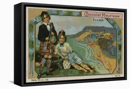 Scotland, Trade Card for Chocolat Meurisse-null-Framed Stretched Canvas