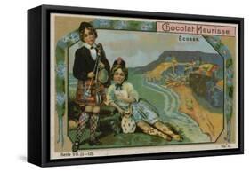 Scotland, Trade Card for Chocolat Meurisse-null-Framed Stretched Canvas