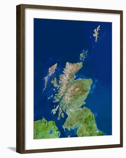 Scotland, UK, Satellite Image-PLANETOBSERVER-Framed Photographic Print