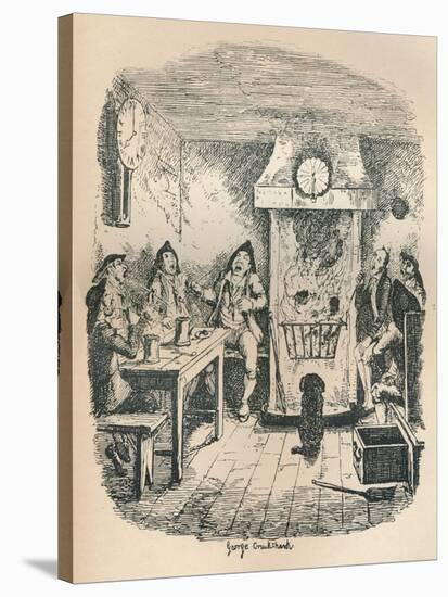 Scotland Yard, C1900-George Cruikshank-Stretched Canvas