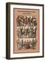 Scots and English Warriors and Royalty Costumes of Albion-Friedrich Hottenroth-Framed Premium Giclee Print