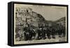 Scots Battalion at Es Salt, Palestine, WW1-null-Framed Stretched Canvas