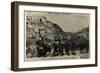 Scots Battalion at Es Salt, Palestine, WW1-null-Framed Photographic Print