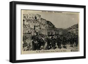 Scots Battalion at Es Salt, Palestine, WW1-null-Framed Photographic Print