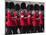 Scots Guards Marching Past Buckingham Palace, Rehearsal for Trooping the Colour, London, England, U-Stuart Black-Mounted Photographic Print
