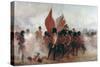 Scots Guards Saving the Colours at Alma, 1854, 1899-Lady Butler-Stretched Canvas