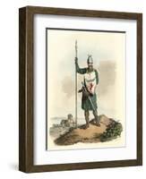 Scots Knight 14th Cent-Charles Hamilton Smith-Framed Art Print