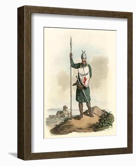 Scots Knight 14th Cent-Charles Hamilton Smith-Framed Art Print