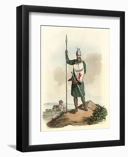 Scots Knight 14th Cent-Charles Hamilton Smith-Framed Art Print