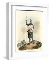 Scots Knight 14th Cent-Charles Hamilton Smith-Framed Art Print