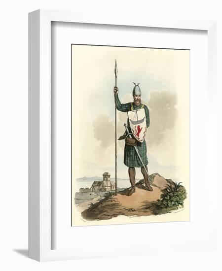 Scots Knight 14th Cent-Charles Hamilton Smith-Framed Art Print